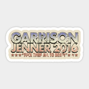 Garrison Jenner 2016 - Vintage Sticker